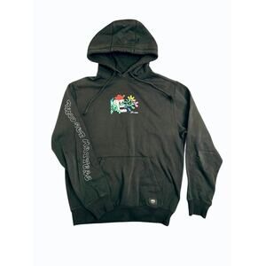 Vans Hannah Eddy "Mindset Matters" Black Graphic Sweatshirt Pullover Hoodie